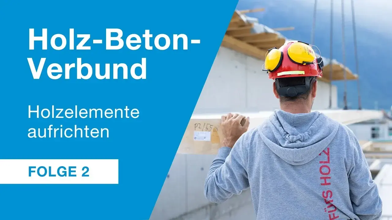 Schau dir dieses coole Bauprojekt im Glarnerland an! HBV-Elemente aufrichten (2/3)